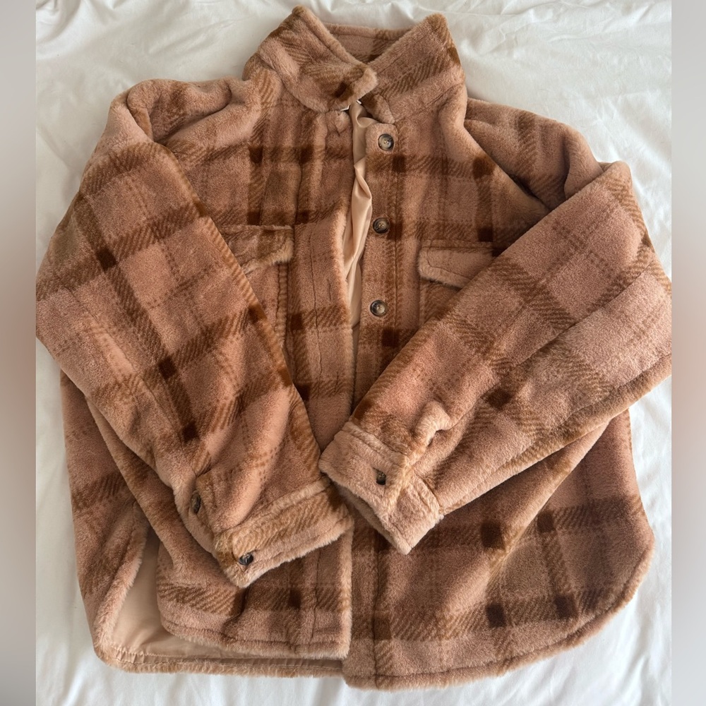 Better Be Tan Fleece Jacket